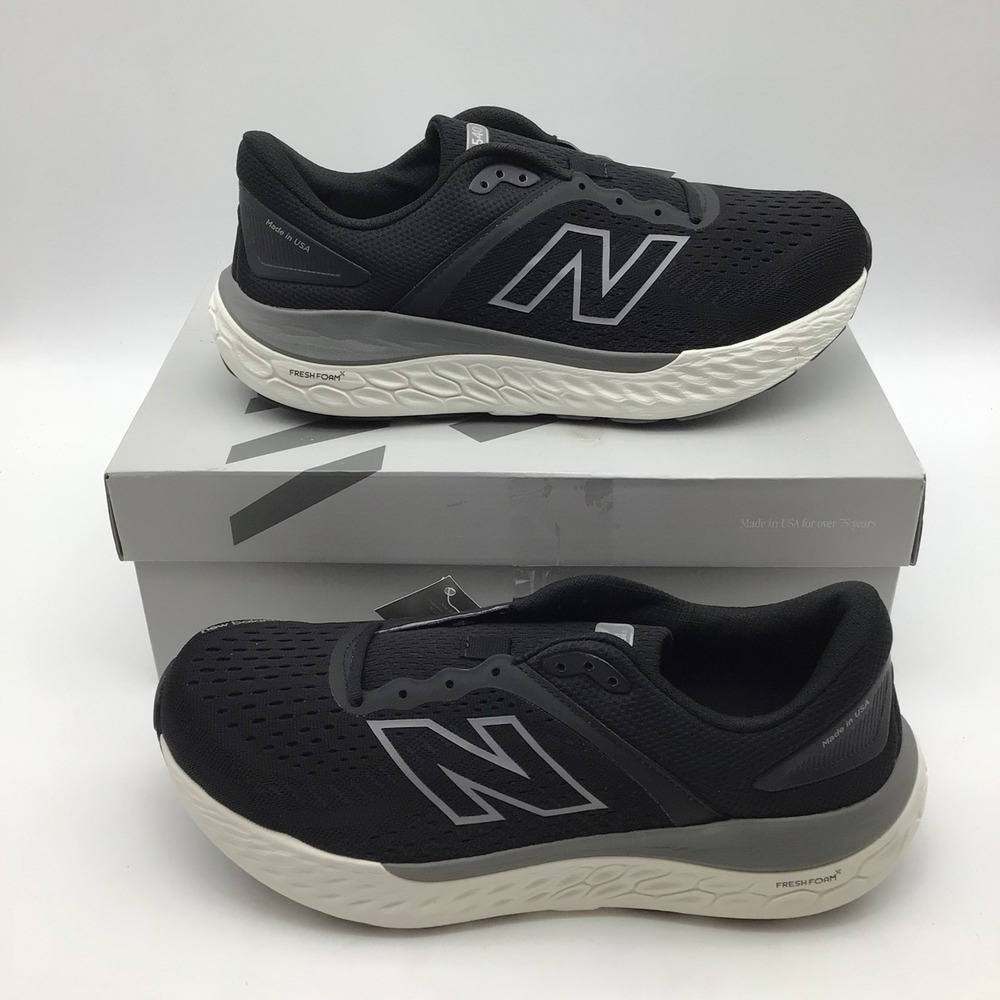 New Balance 1540 v4 Fresh Foam Made in USA Black Grey Mens Size 12 2E Wide NEW